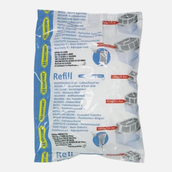 Humydry Moisture Absorber Refills 3-Pack 15.9 oz Unscented Humidity Control NEW - Picture 3 of 10